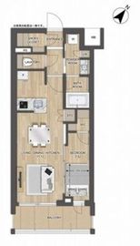 プレディアコート大森山王 202 間取り図