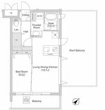 コンフォリア用賀 402 間取り図