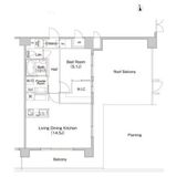 コンフォリア赤羽岩淵 806 間取り図