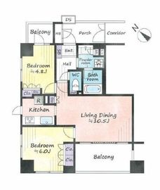 アルス恵比寿メイクス 10階 間取り図