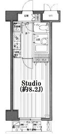グランド・ガーラ日本橋茅場町 4階 間取り図