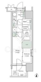 ブルックサイドレジデンス木場 222 間取り図