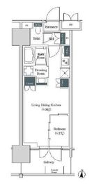 ブルックサイドレジデンス木場 207 間取り図