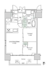 ブルックサイドレジデンス木場 223 間取り図