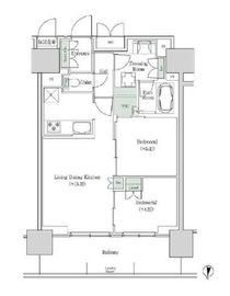 ブルックサイドレジデンス木場 224 間取り図