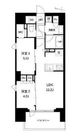 プレディアコート西日暮里 201 間取り図