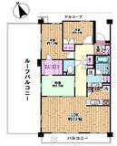 リライズガーデン西新井スカイレジデンス 16階 間取り図