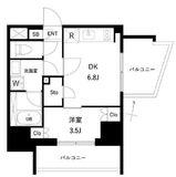 プレディアコート西日暮里 505 間取り図