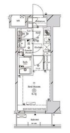 ラフィスタ川崎Ⅱ 8階 間取り図
