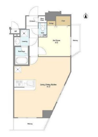 BPRレジデンス下高井戸 703 間取り図