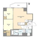 グランカーサ上野松が谷 701 間取り図