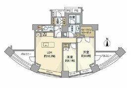 パークハウスオー・タワー 6階 間取り図