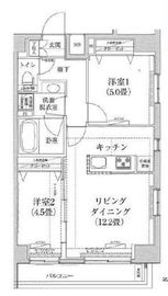 ルフレプレミアム神楽坂 10階 間取り図