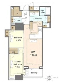 三田ガーデンヒルズ EAST HILL 8階 間取り図