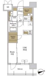 RJRプレシア川口 611 間取り図