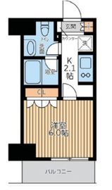 City Lux Tobe 309 間取り図