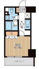 City Lux Tobe 313 間取り図