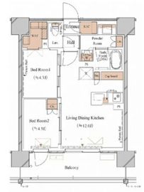 ブランシエスタ木場 212 間取り図