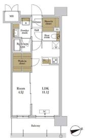 RJRプレシア川口 609 間取り図
