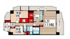 Be CITYベイウィング 11階 間取り図