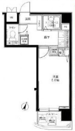 メインステージ西麻布Ⅱ 4階 間取り図