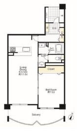 シーリアお台場 5-1-902 間取り図