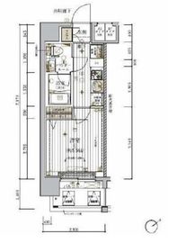 メインステージ東神奈川 6階 間取り図