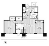 グランピラー高井戸 1006 間取り図