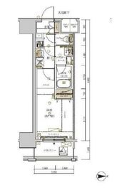 メイングランディア浅草 5階 間取り図