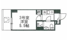 プレジール神宮前 303 間取り図