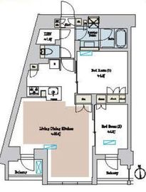 ブリリアイスト池尻大橋 613 間取り図
