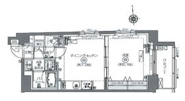 ZOOM四谷左門町 13階 間取り図