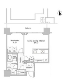 ブランズ渋谷桜丘 17階 間取り図
