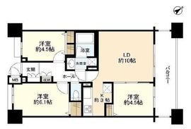 パークフラッツ横濱公園 1006 間取り図