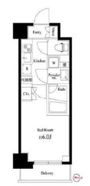 ハーモニーレジデンス武蔵小杉#002 4階 間取り図