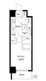 ハーモニーレジデンス武蔵小杉#002 7階 間取り図