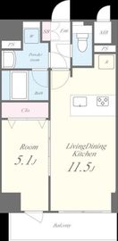 Villa Douceur (ヴィラドゥスール) 901 間取り図