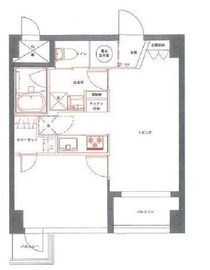 グランドメゾン田町 5階 間取り図