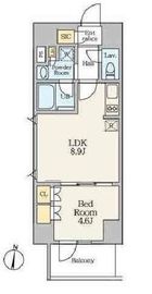 Alivis笹塚 701 間取り図