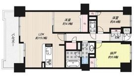 アマックス横浜 6階 間取り図