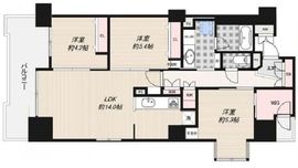 アマックス横浜 3階 間取り図