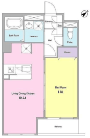 NTPRレジデンス大井町 407 間取り図