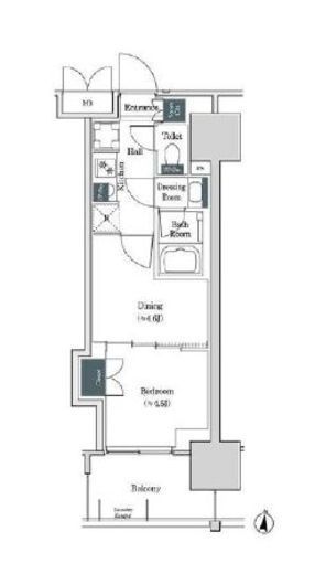 ブルックサイドレジデンス木場 307 間取り図