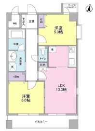 コスモリード本所吾妻橋 601 間取り図