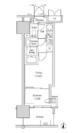 ブルックサイドレジデンス木場 308 間取り図