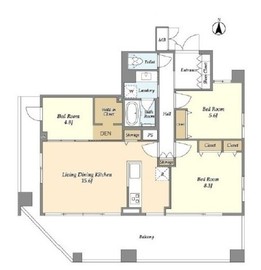 コスモリード本所吾妻橋 701 間取り図