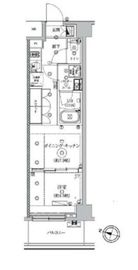 ニューミラ明大前 506 間取り図