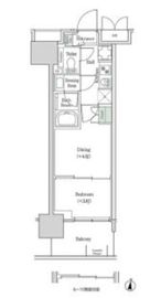 ブルックサイドレジデンス木場 320 間取り図