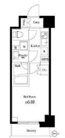 ハーモニーレジデンス武蔵小杉#002 7階 間取り図