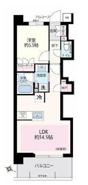 レ・ジェイドシティ橋本Ⅲ 4階 間取り図